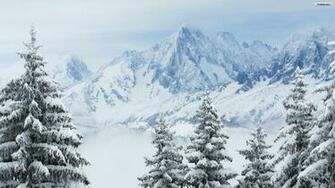 Winter Mountains Wallpaper