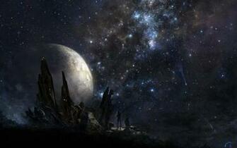 Wallpaper Starry Sky X Widescreen
