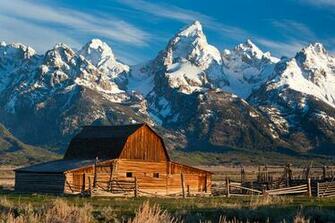 Pin Teton Barn Jackson Hole Wyoming Desktop Wallpaper On