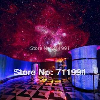 Wallpaper Ceiling Sofa Space Universe Sky 3d