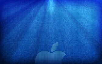 Apple Blue Wallpaper HD