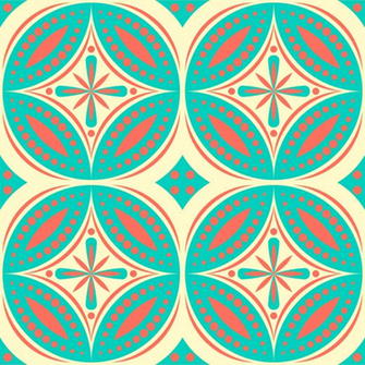 Gallery For Turquoise And Coral Background