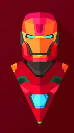 Wallpaper 4k Iron Man Abstract