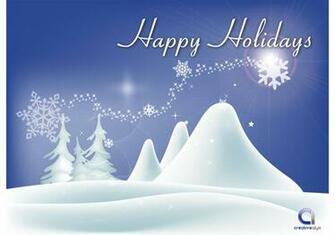 Vector Happy Holidays Wallpaper Art