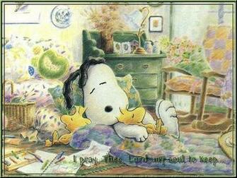 Snoopy Wallpaper Typing Away Taking A Nap