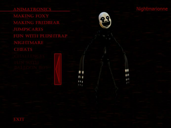 Five Nights At Freddy S Imagens Nightmare Marionette HD Wallpaper
