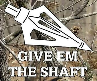 Amazon Give Em The Shaft Broadhead Arrow Hunters Camo