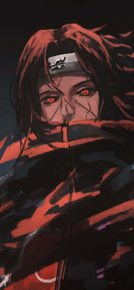 Enjoy The Razor Sharp Display Of Uchiha iPhone Wallpaper