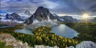 Wallpaper Panoramic Of Mt Assiniboine Provincial
