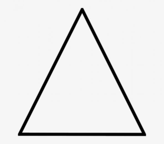 Triangulo Png Blanco Triangle With No Background