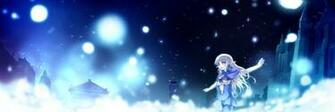 Anime Dual Monitors Wallpaper Widescreen