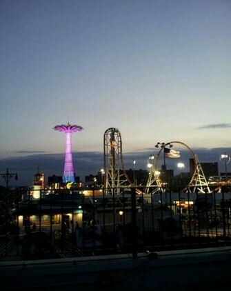 Coney Island Sunset Pictures The From Atop Tom S