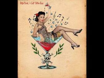 Military Pin Up Wallpaper Tattoos Gambling Horseshoe
