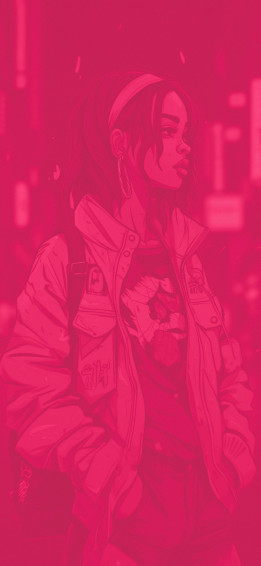 Baddie Girl Pink Wallpaper