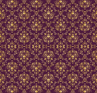 Purple And Gold Wallpaper Damask
