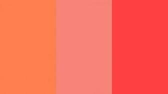 Coral Pink And Red Three Color Background