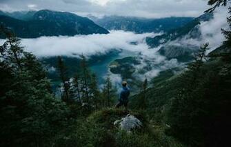 Wallpaper The Sky Landscape Mountains Nature People Clouds