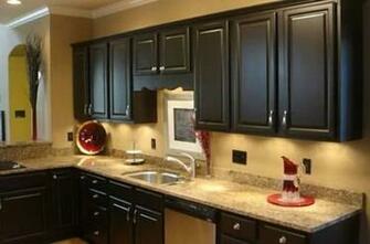 Black Country Kitchen Cabinets Home Designs Wallpaper