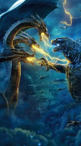 Godzilla King Of The Monsters Poster Movie With High Resolution