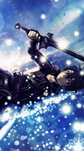 Kirito iPhone Wallpaper Anime Sword Art