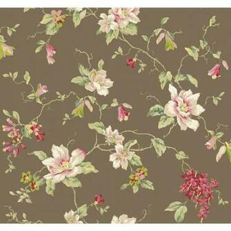 Ashford House Blooms Magnolia Wallpaper Border