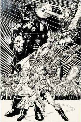 Micronauts Pin Up By Art Adams Amazing In Allen Bush S