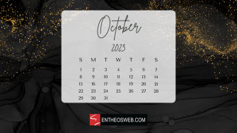 October Calendar Desktop Wallpaper Entheosweb