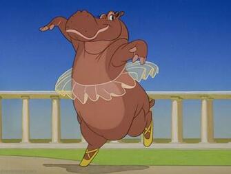 Walt Disney Fantasia Animal Hyacinth Hippo Wallpaper