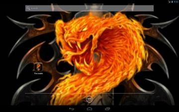 Snake On Fire HD Wallpaper Teahub Io