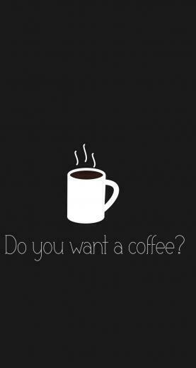 Minimalist iPhone Wallpaper Retina Coffee Minimalism Cool Cute
