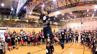 Gerald Green Visits Heat Camp At Mdc Miami