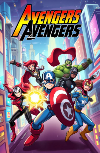 Avengers Cartoon Wallpaper