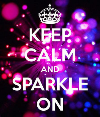 Keep Calm And Sparkle On Carry Image Generator