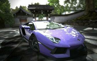Lamborghini Aventador Purple Wallpaper