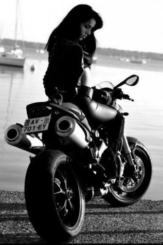 Sexy Bike Girl Wallpaper iPhone