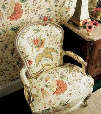 Thibaut Tea House Chinoiserie Floral Wallpaper Alexander Interiors