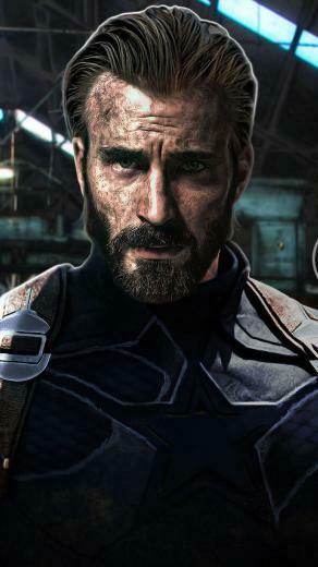 Captain America Beard Look In Infinity War iPhone 6s