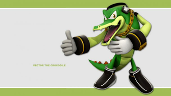 Vector The Crocodile Wallpaper Sonic Channel