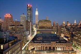 Our Empire State Buidling New York City Skyline Wallpaper