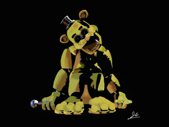 Golden Freddy By Prussianatheart