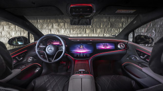 Mercedes Benz Eqs 4matic Interior Wallpaper HD Car