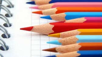 Crayons Wallpaper Background HD