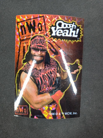 Nwo Wcw Randy Macho Man Savage Vending Sticker Prism