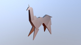 Blade Runner Origami Unicorn 3d Model By Hunter Irving
