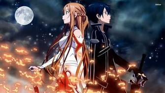 Yuuki Asuna Kirito Kiss Wallpaper Pictures Sword Art Online