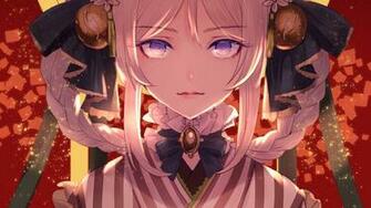 Anime Girl Traditional Outfit White Hair