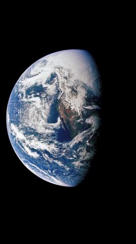 Planet Earth Space iPhone Wallpaper 3d