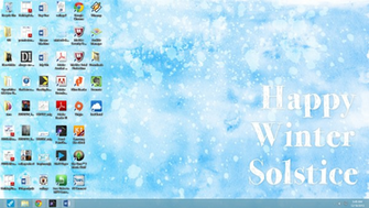 Blessing Manifesting Days Of Solstice Winter Wallpaper