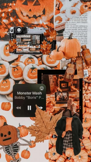 Fall Halloween Aesthetic Wallpaper