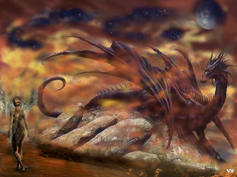 Wallpaper Draak Animaatjes